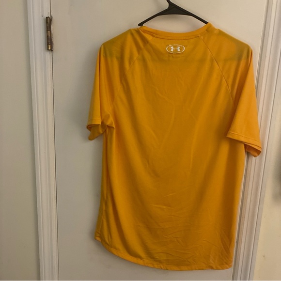 Under Armour Men's Bright Yellow Short Sleeve Tee Size Small - Picture 4 of 7